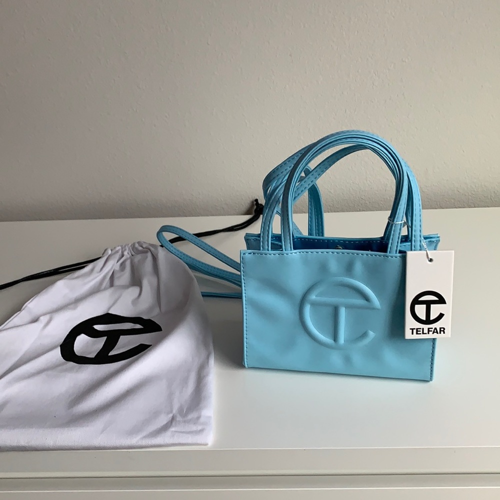 Telfar small bag blue brand new never worn